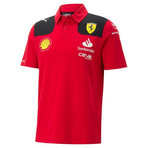 Playera polo Scuderia Ferrari 2023 talla mediana