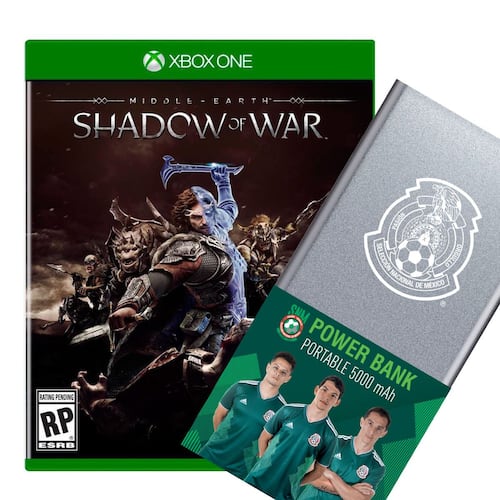 Xbox One Shadow of War Me+ Power Bank Gris
