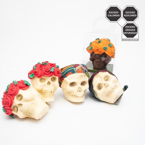 Calavera de Chocolate Decorada