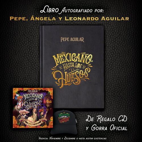 Bundle Libro Firmado Mexicano Hasta Los Huesos (Regalo: Cd Y Gorras Oficiales)