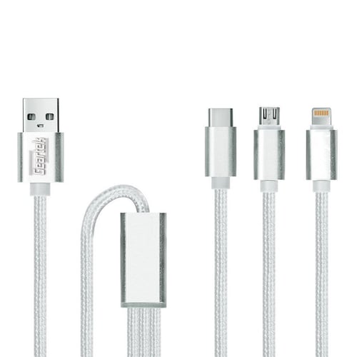 Cable  3 en 1 Micro USB/ Type C / Apple