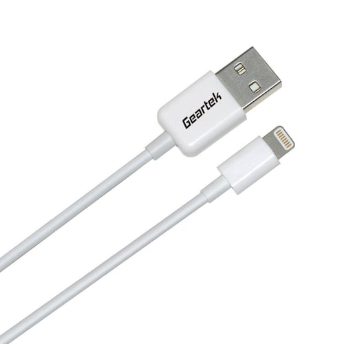 Cable Lightning USB Blanco NMFI Geartek