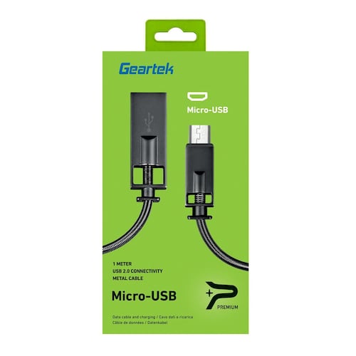 Cable Micro USB Metal USB Geartek