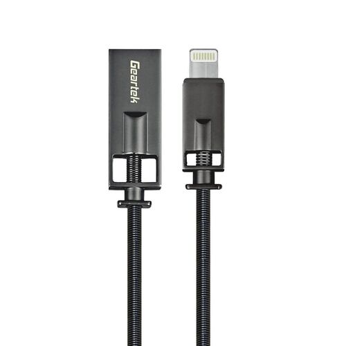 Cable Lightning NMFI Metal USB Geartek
