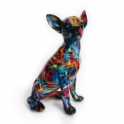 figura-decorativa-shenzhen-dew-de-perro-chihuahua-negro-con-colores