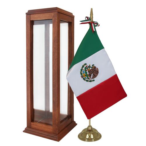 Figura bandera escritorio nicho madera