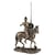 Don Quijote en caballo con armadura
