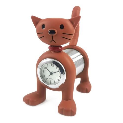 Reloj gato café