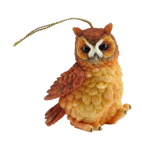 Ornament- owl -with ears on top