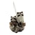 Ornament - raccoon (with gold strin