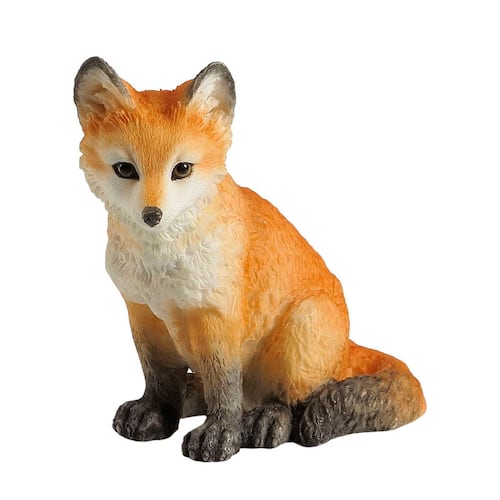 Ornament - fox (with gold string)