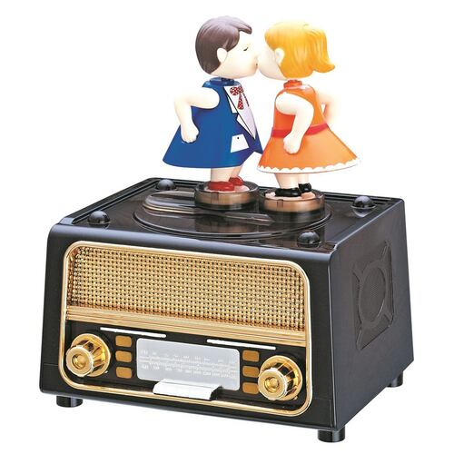 Figura radio caja musical