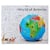 Paper globe coloring  world of animals