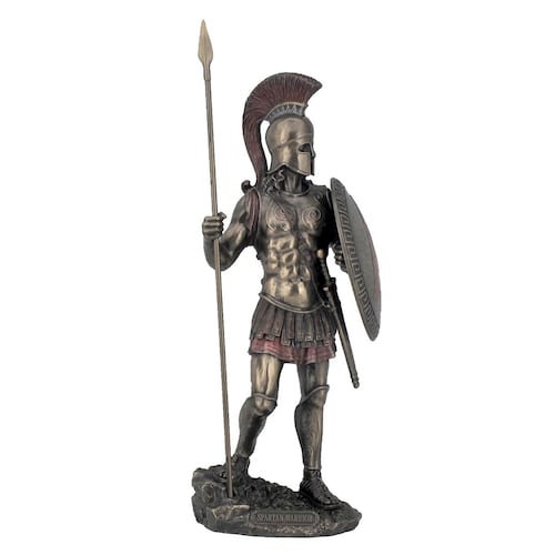 Guerrero espartano con escudo