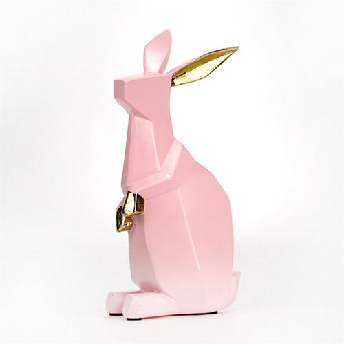 Figura Decorativa Resina Conejo
