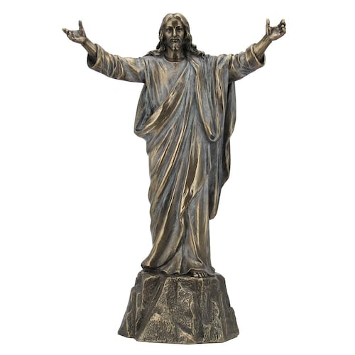Figura De Jesus Con Las Armas Abiertas Que Se Colocan En St - Artesanía
