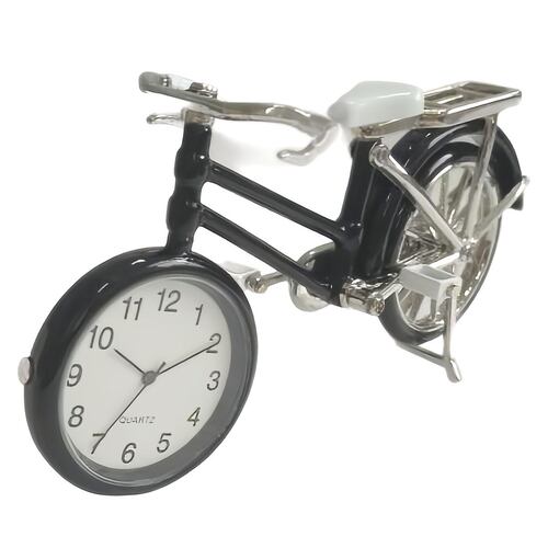 Reloj Figura de Bicicleta color Negro