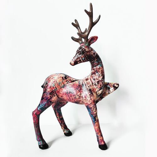 Figura Decorativa Ciervo de Poli resina