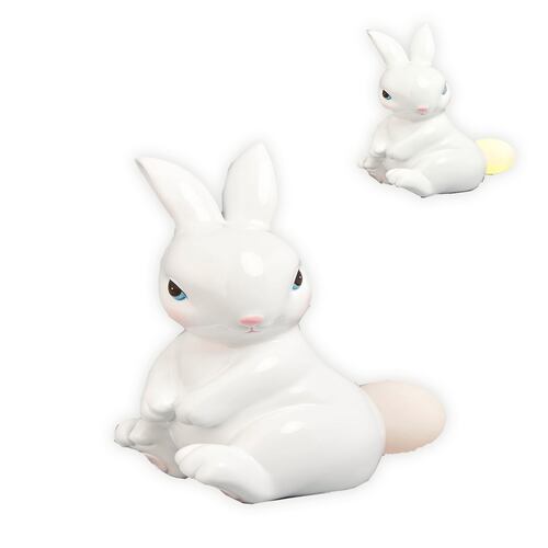 Conejo Blanco con Cola Led
