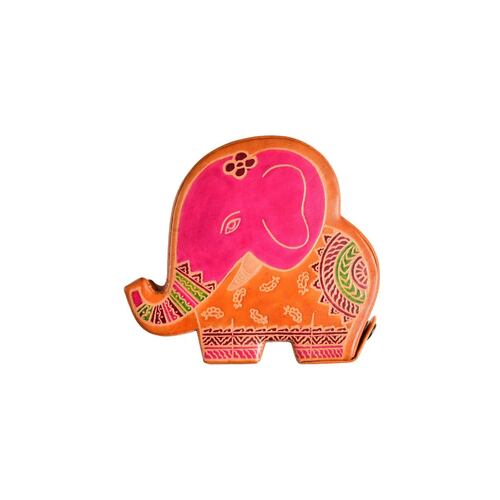 Figura Decorativa Alcancía Elefante de Perfil