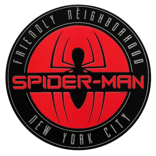 Placa de adorno spider-man