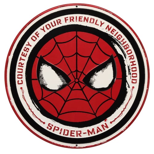 Placa de adorno neighbordhood spider-man