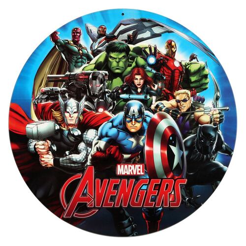 Placa de adorno Avengers