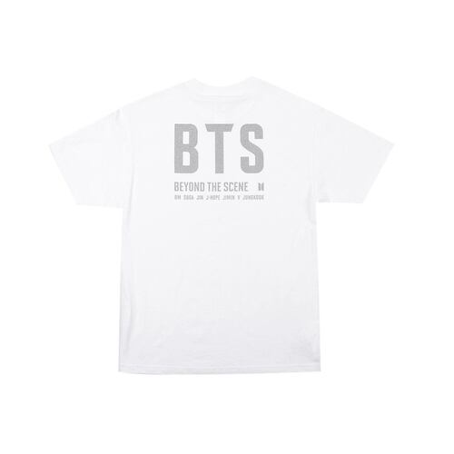 Camiseta [Logotipo BTS : blanco] / T-Shirt [BTS Logo : White]