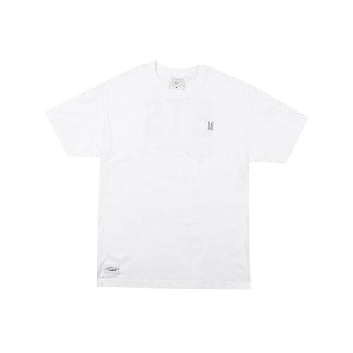 Camiseta [logotipo BTS : blanco] / T-Shirt [BTS Logo : White]