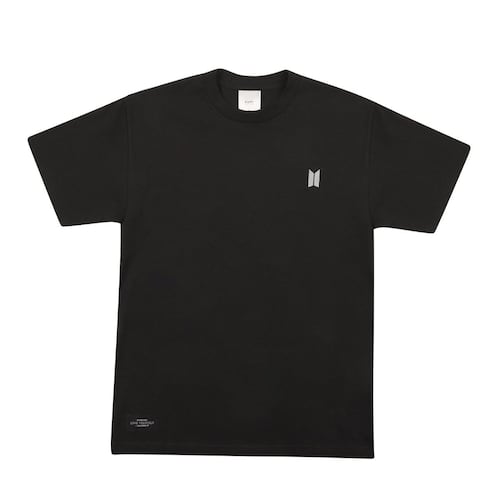 Camiseta [Logotipo BTS : Negro] / T-Shirt [BTS logo : Black]