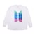 Camiseta blanca M/L Logotipo BTS 2019 Lavado de tinta / BTS Inkwash Logo L/S 2019 White T