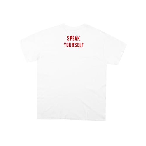 Camiseta [speak yourself : blanco] / T-Shirt [speak yourself : white]