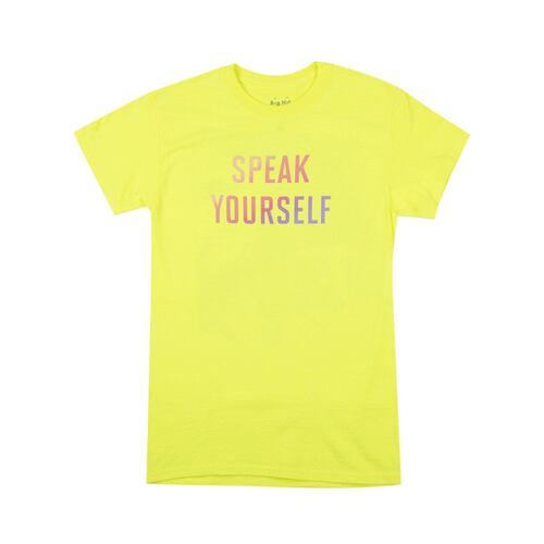 Camiseta [megafóno : amarillo neón] / T-shirt [megaphone : neon]