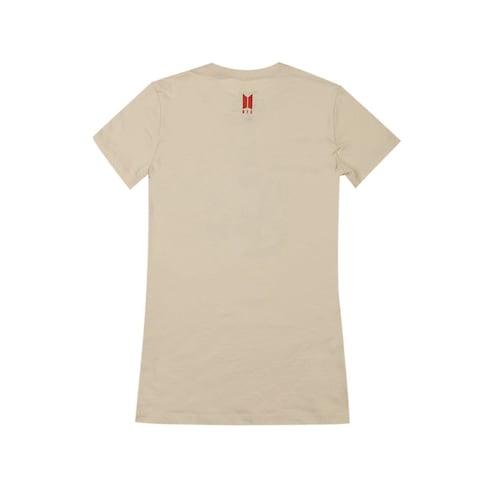 Camiseta para mujer [retratos : beige] / Women's t-shirt [portraits : beige] Talla Grande