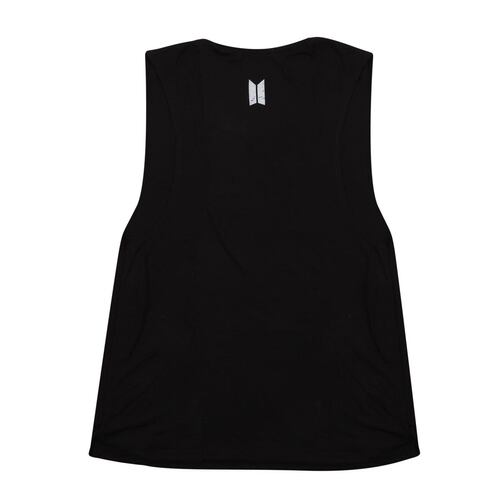 Tanque muscular [voice pintado a mano : negro] / Muscle tank [hand drawn voice : black]