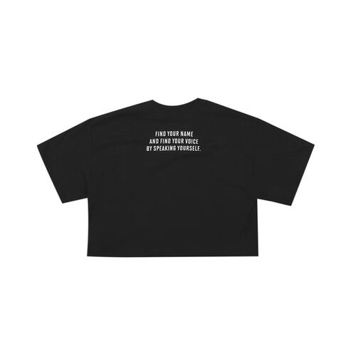 Camiseta corta [símbolo grande : negro] / Crop T-shirts [big symbol : black]