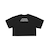 Camiseta corta [símbolo grande : negro] / Crop t-shirts [big symbol : black]