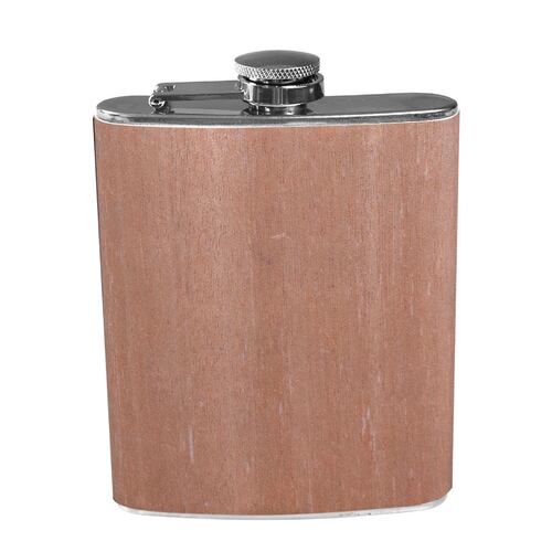 LICORERA LAMINILLA DE MADERA 7 OZ