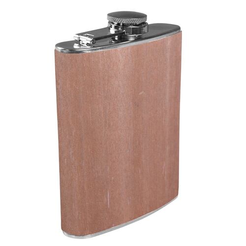 LICORERA LAMINILLA DE MADERA 7 OZ