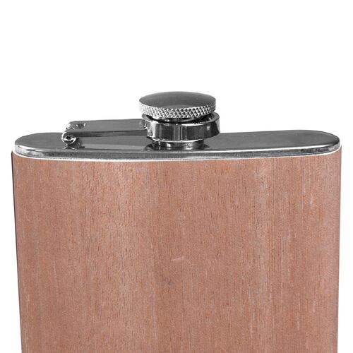 LICORERA LAMINILLA DE MADERA 7 OZ