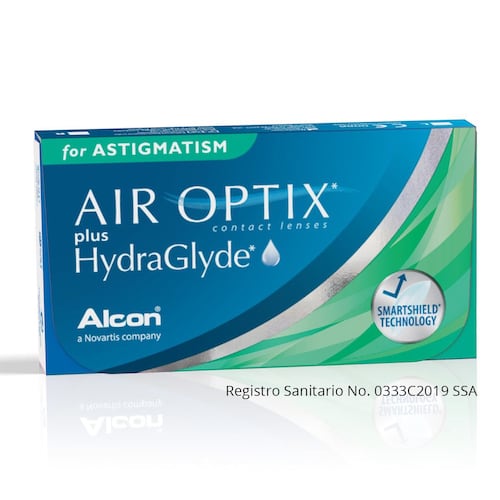 Lente de contacto Air Optix Plus Astigmatismo Hydraglyde