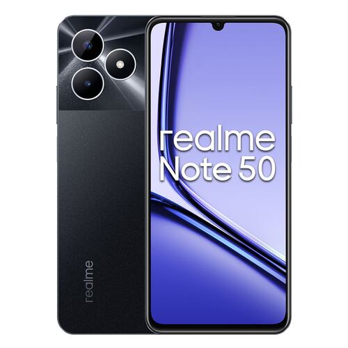 Celular Realme Note 50 128GB Color Negro R8 (Telcel)