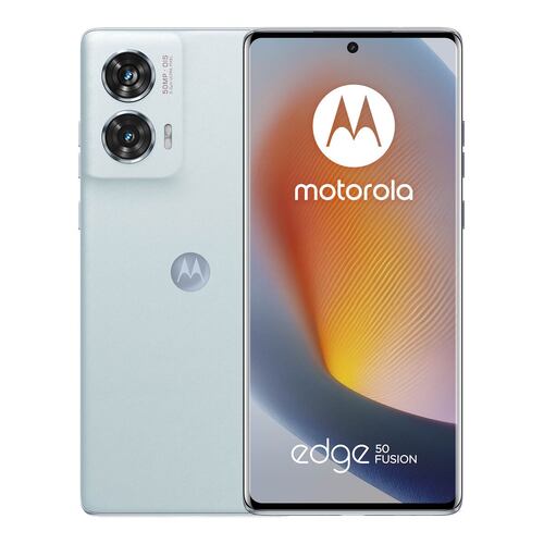 Celular Motorola Edge 50 Fusion 5G 256GB Color Azul R5 (Telcel) + Moto Buds