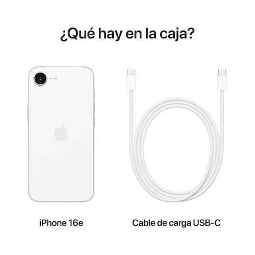 iPhone 16e 128GB Blanco Telcel R7
