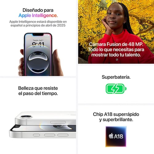 iPhone 16e 128GB Negro Telcel R6