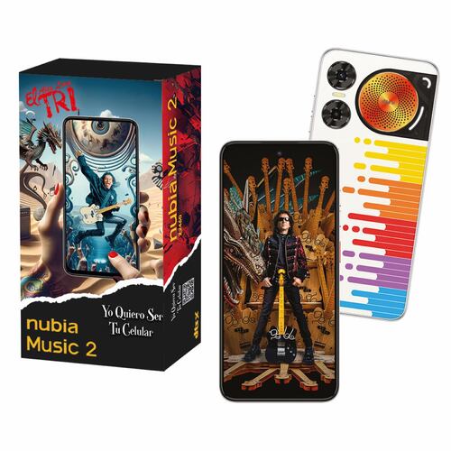 Nubia Music 2 256GB Blanco Telcel R9
