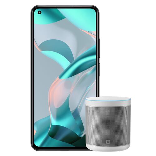 Xiaomi 11 Lite 5G 128GB Negro Telcel R9 + Bocina Mi Smart Speaker