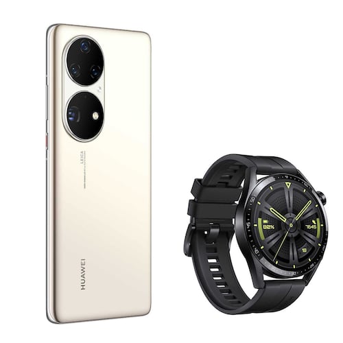Huawei P50 Pro 256GB Dorado Telcel R3 + Watch GT 3
