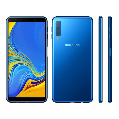 Celular Samsung A750G Galaxy A7 Color Azul R9 (Telcel)