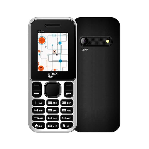 Celular NYX Mobile XYN306 Color Negro/ Plata R9 (Telcel)